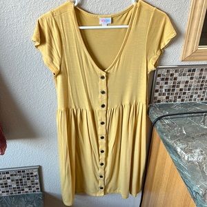 Lularoe Heidi Dress,NWOT, sz xxs, golden color